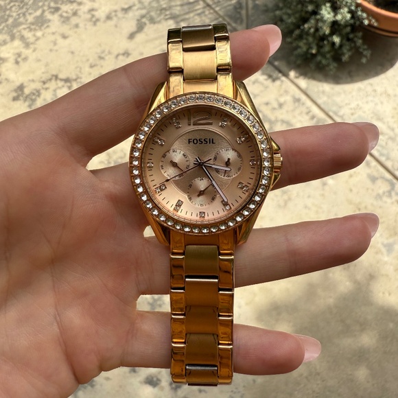 Women's Riley Rose Gold Plated Stainless Steel Bracelet Watch 38mm - Picture 4 of 4